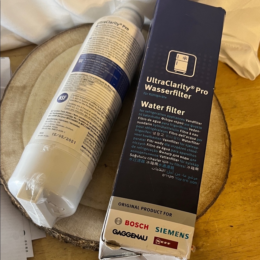 UltraClarity Pro 6 Month Water Filter Bosch Siemens Gaggenau WFC100MF WFC110MF